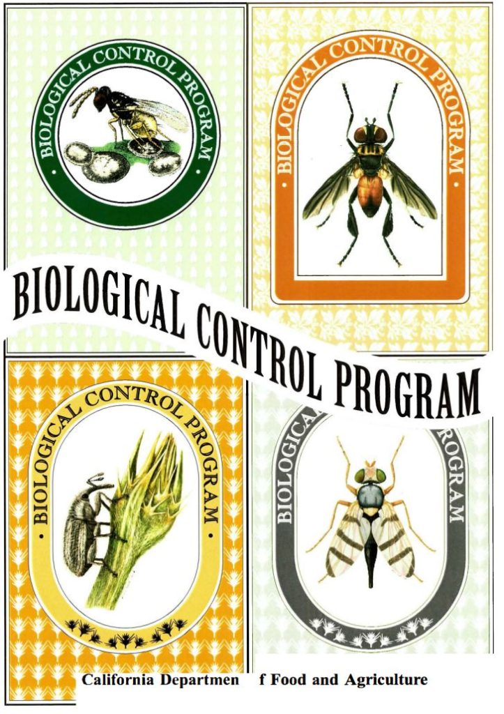 Cover for the 1997 publication, "California Biocontrol Program Annual Report"